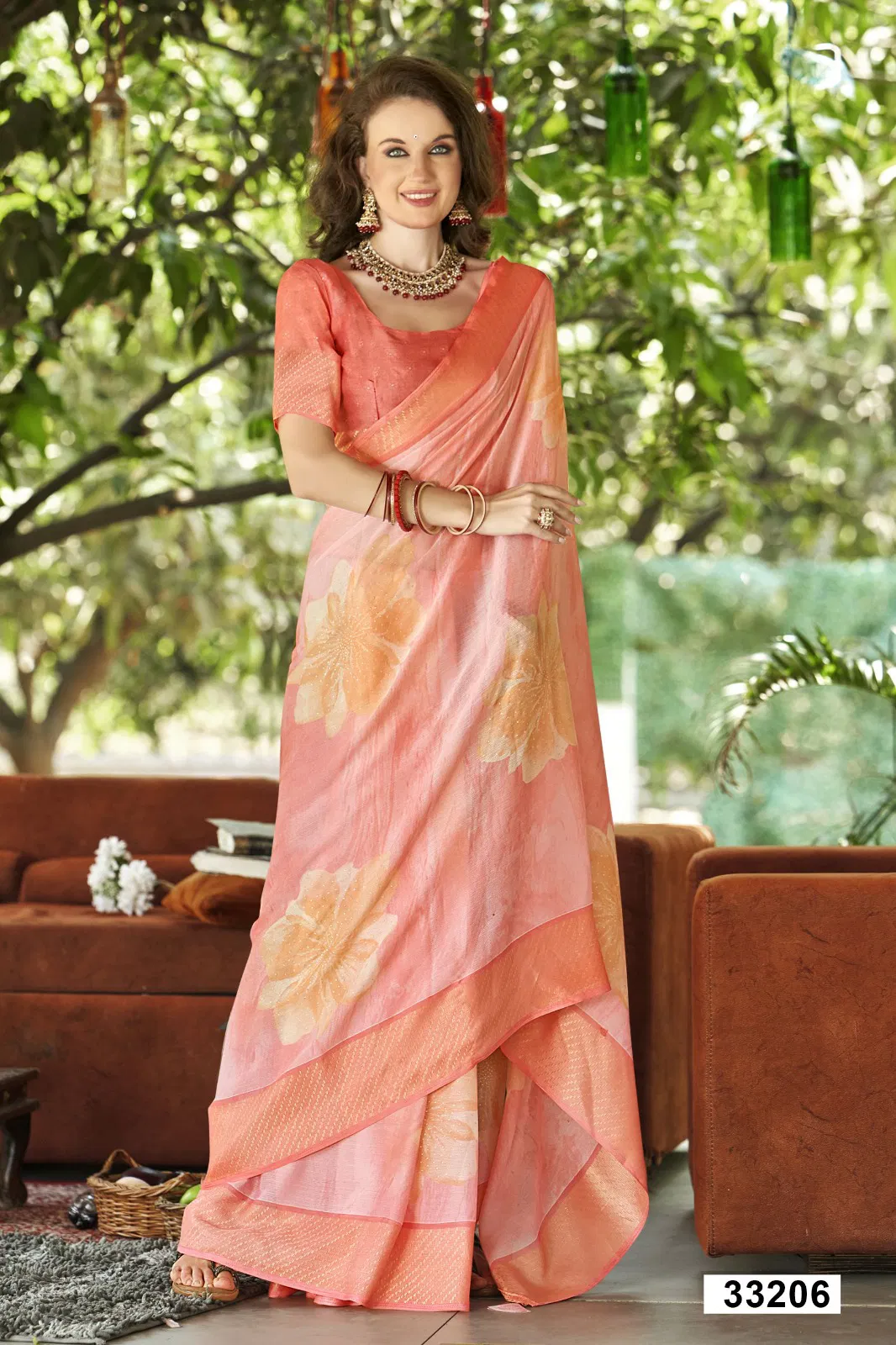 Kanvika By Vallabhi Moss Chiffon Printed Wholesale Daily Wear Saree In India